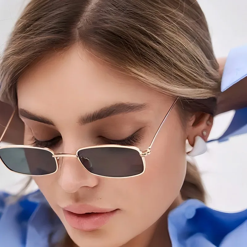 New Small Square Sunglasses Wo - Vintage Fashion Enthusiasts ulasan dan harga