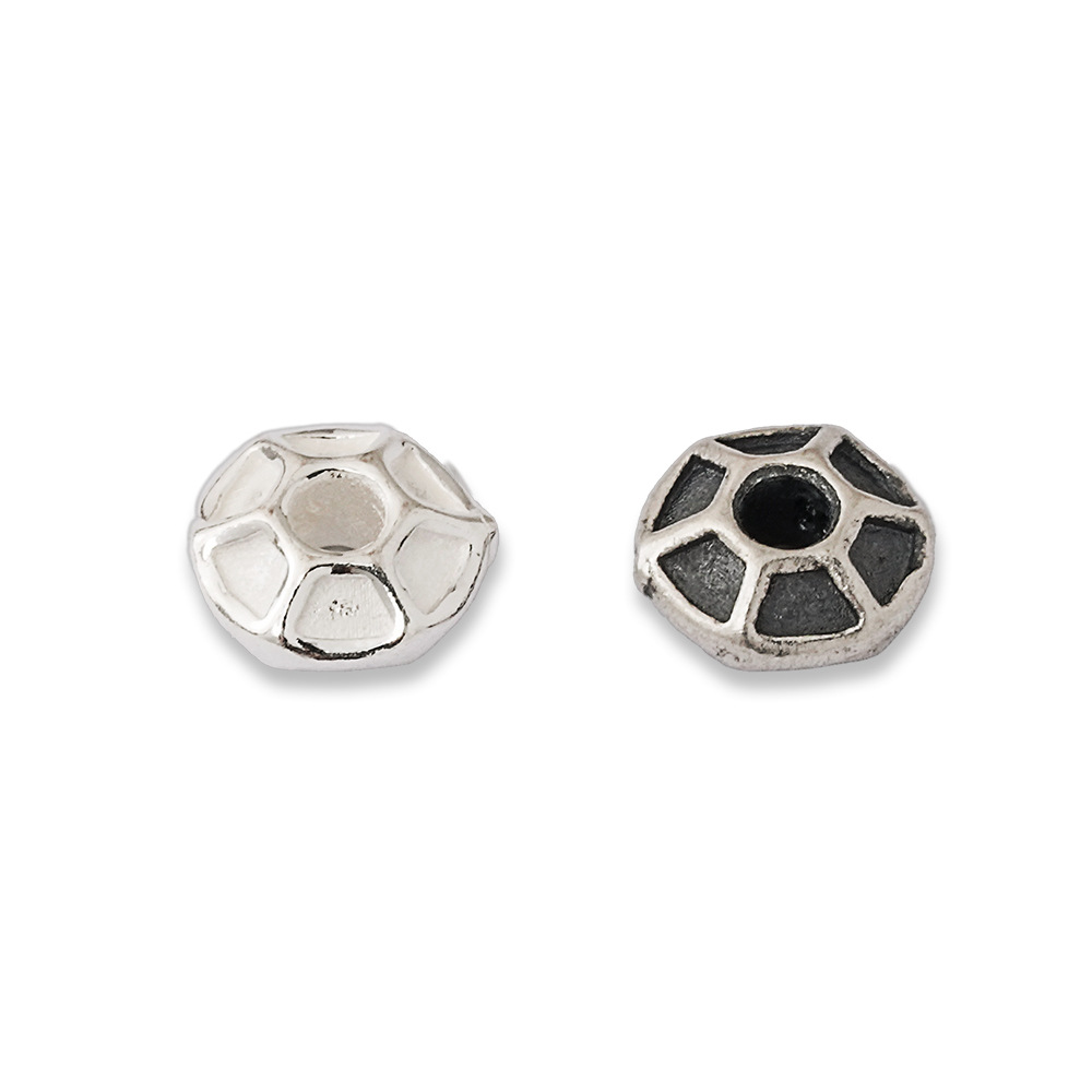 925 Silver Beads Hexagon Groov - Vintage Fashion La ulasan dan harga