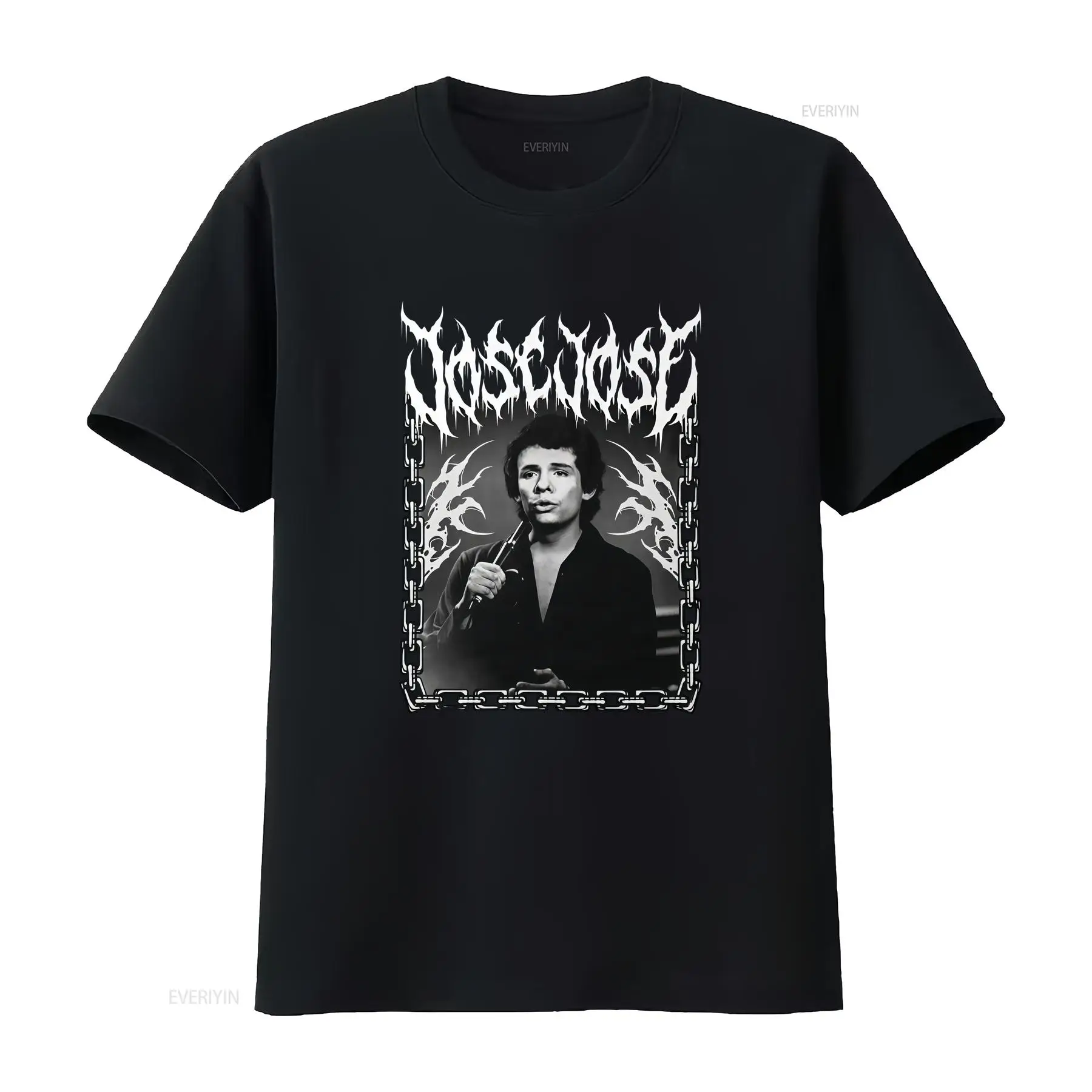 Jose Dark Metal Lettering T Sh - Vintage Fashion La ulasan dan harga