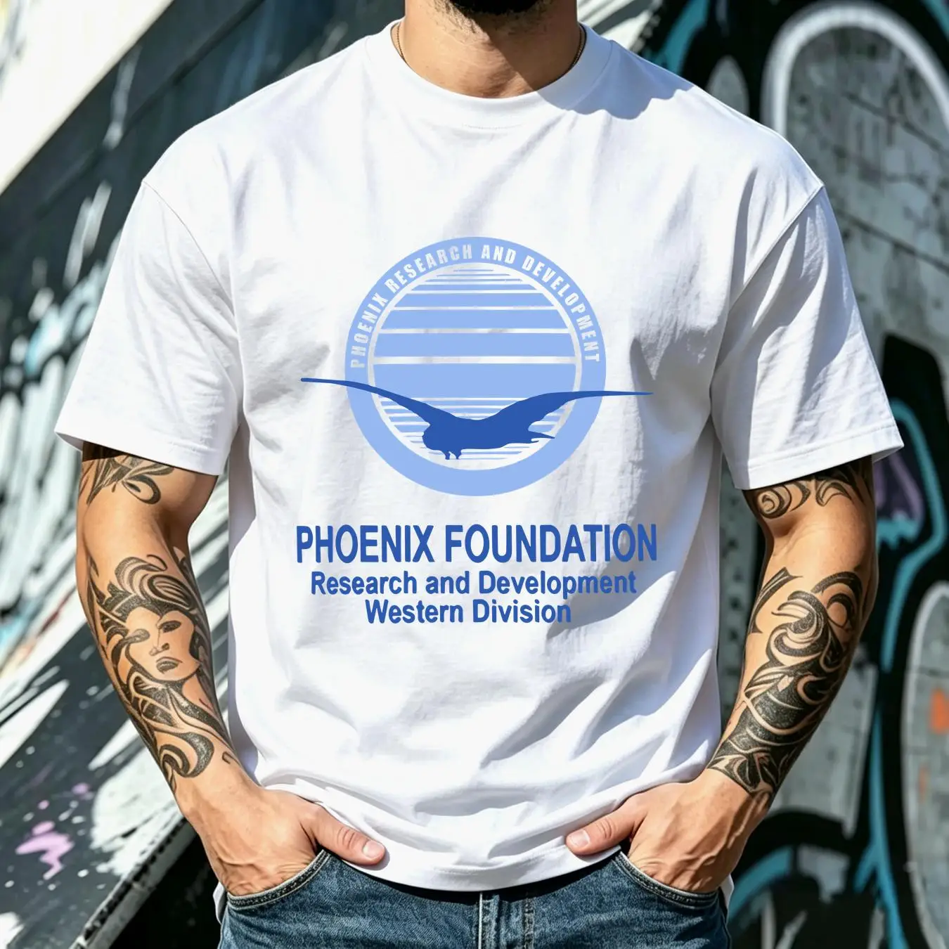 washed T Shirt Phoenix Foundat - Vintage Fashion Research ulasan dan harga