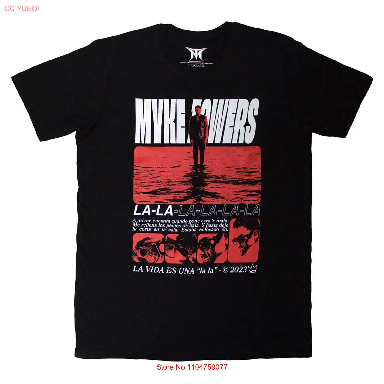 Myke Towers La Vida T Shirt vi - Vintage Fashion La ulasan dan harga