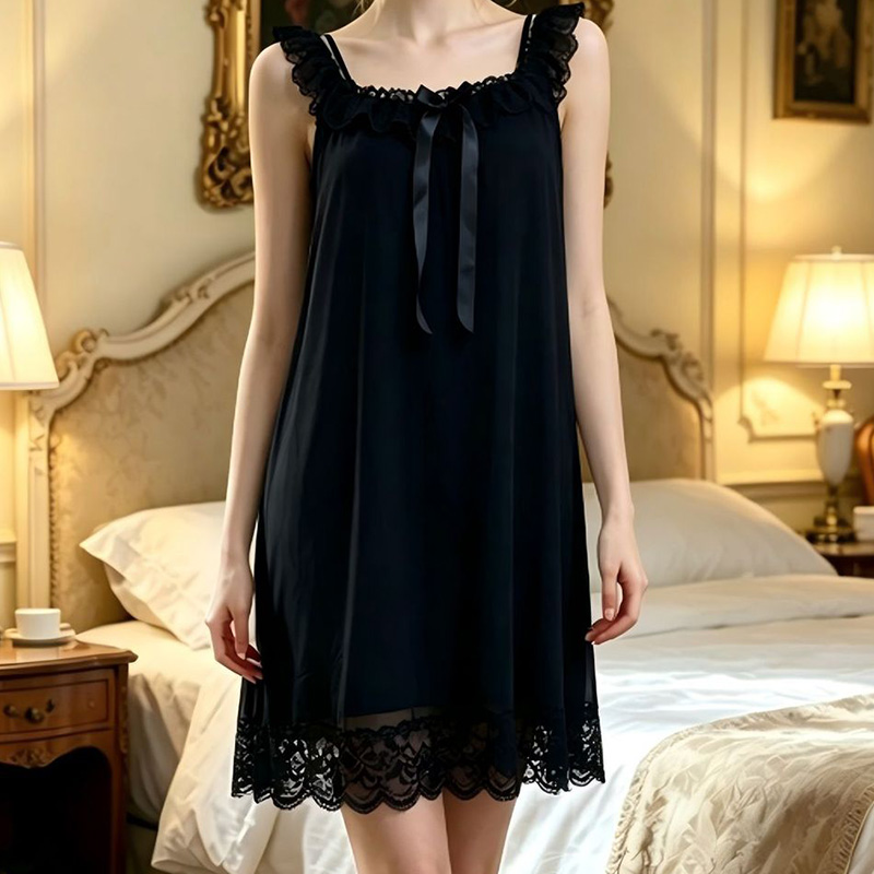 Women Sleeping Gown Sleeveless - Vintage Fashion Dresses ulasan dan harga