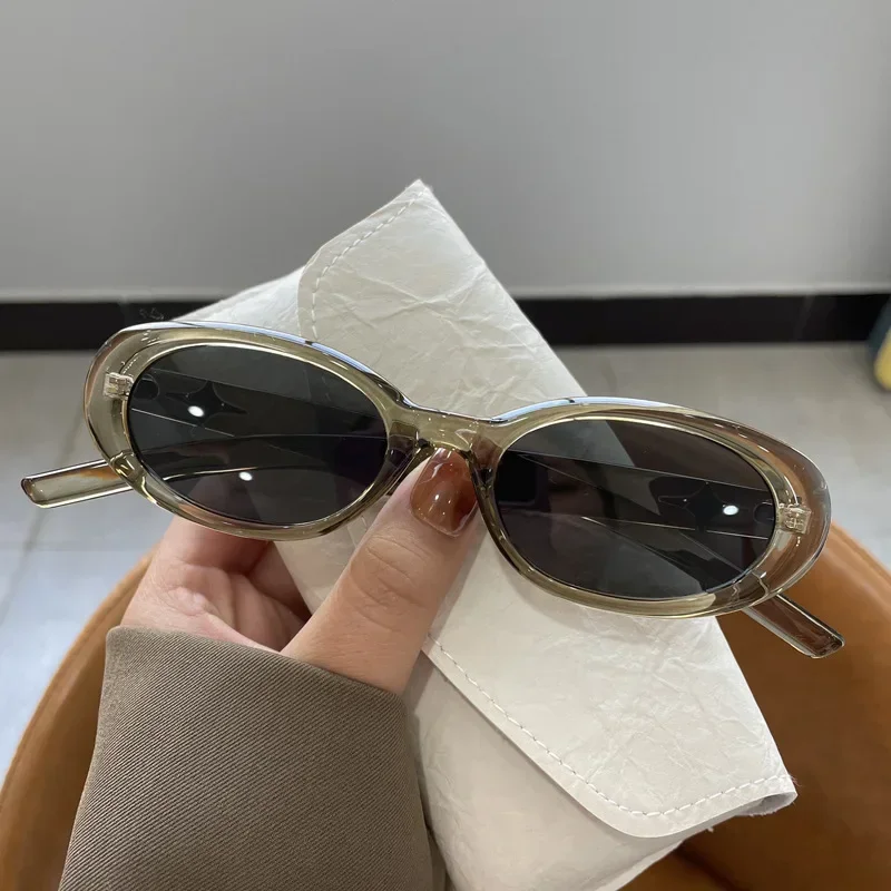 New Small Frame Oval Shape Sun - Vintage Outdoor Fashion ulasan dan harga